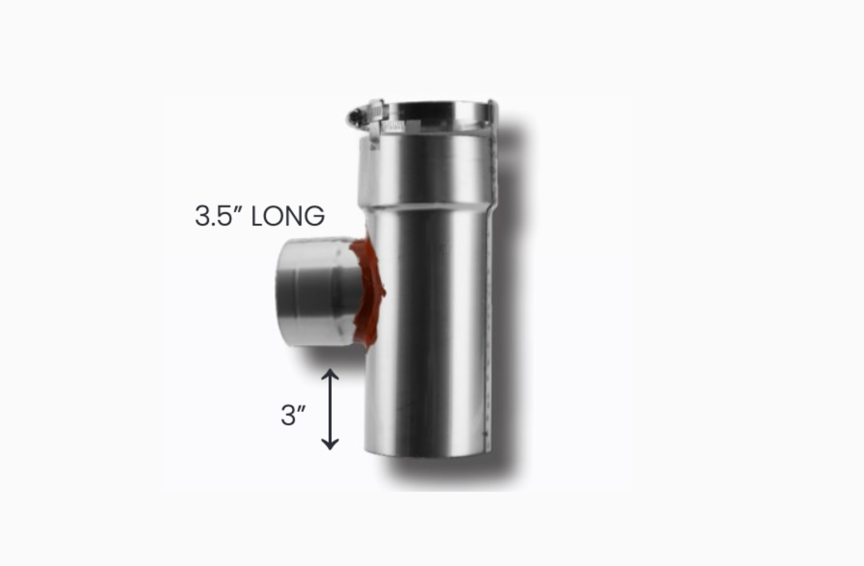 3 in. to 4 in. Pellet Tee Long Body